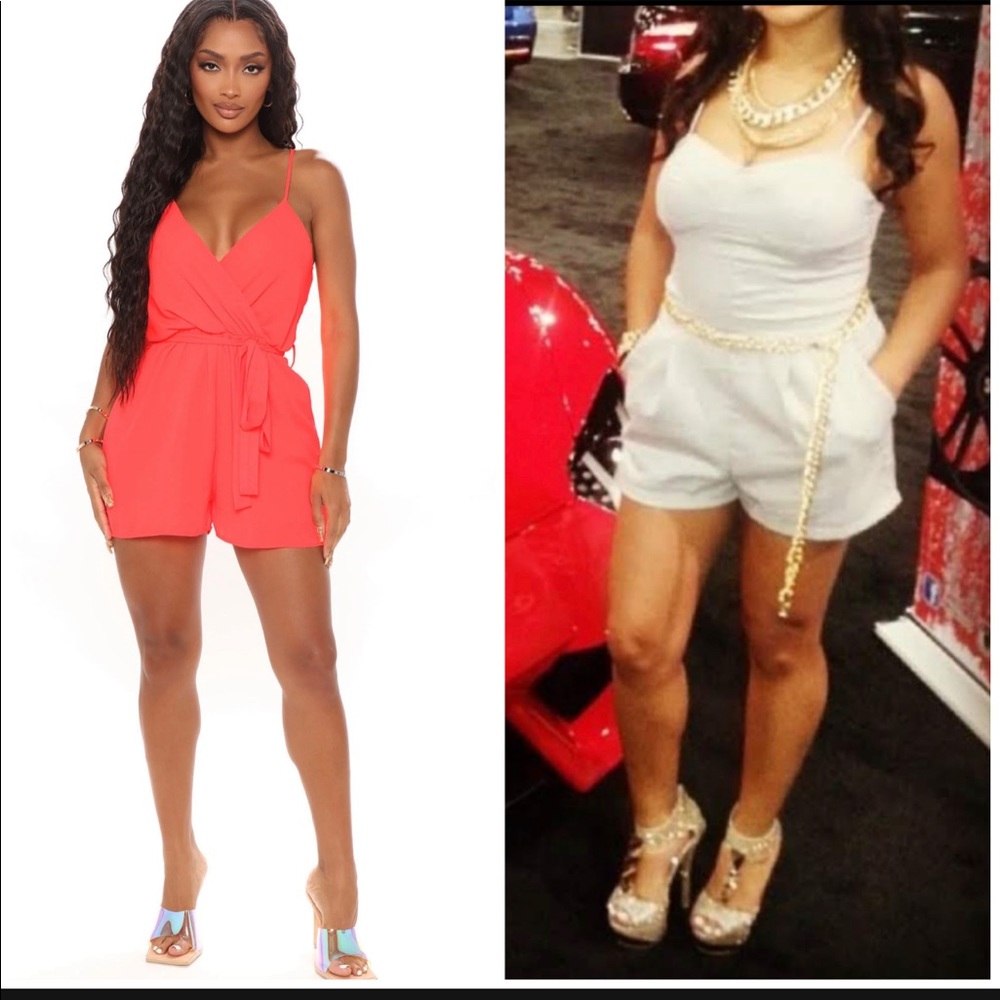 Bundle 2 shorts rompers. Will sell separately